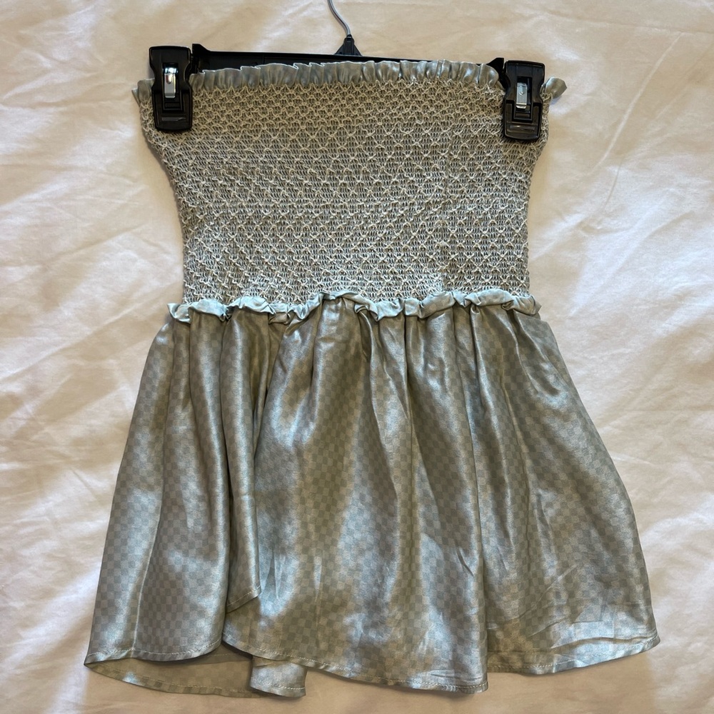 Flannel America ruched skirt. NEVER WORN. NWOT.